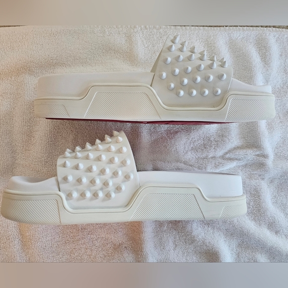 Christian Louboutin Studded Slides - Picture 2 of 13